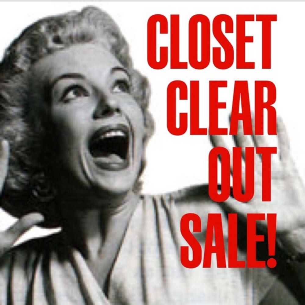 Closet clear out!